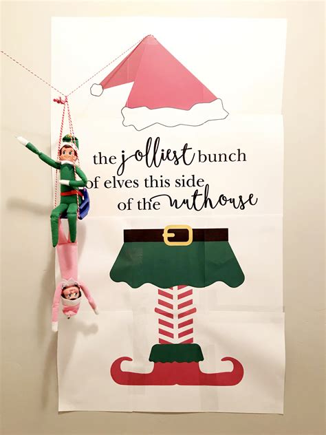 Elf On The Shelf Template Printable